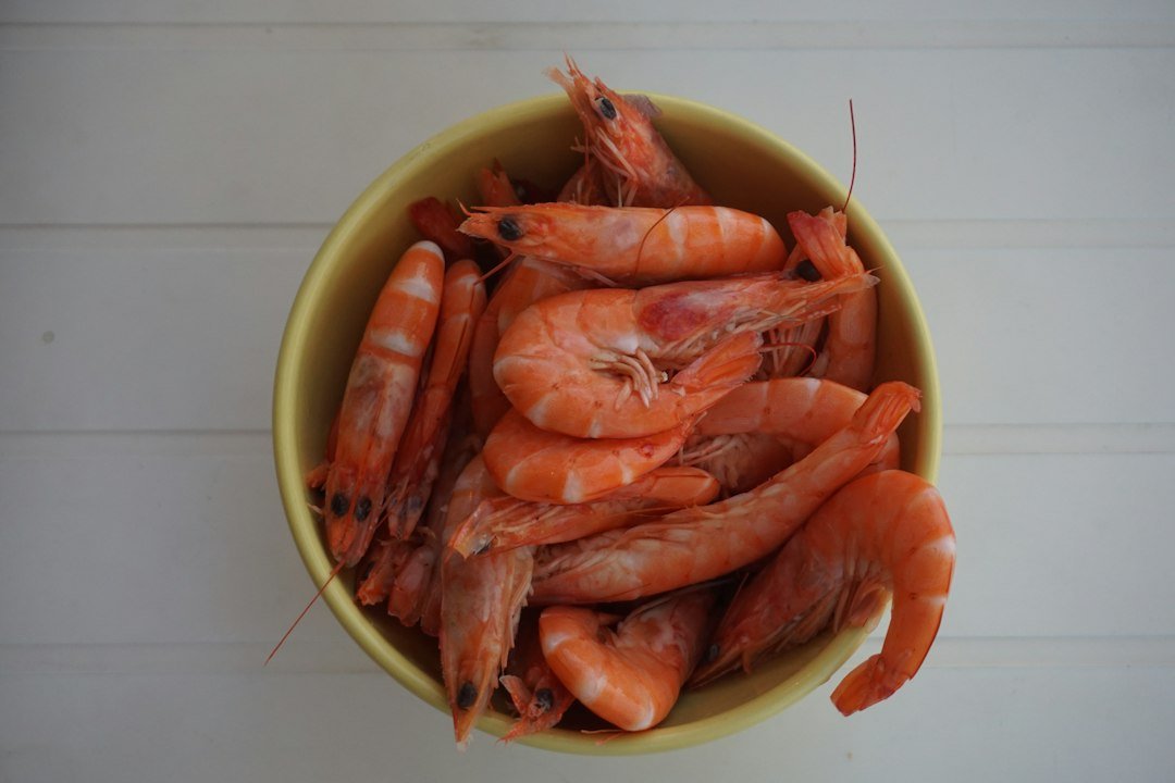 plain cooked shrimp